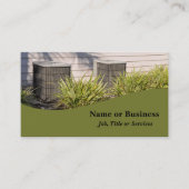 zwei zentrale Klimaanlagen im Freien - Visitenkart Visitenkarte (Vorderseite)