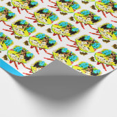 zwei Ziegen ein Kätzchen Geschenkpapier (Ecke)