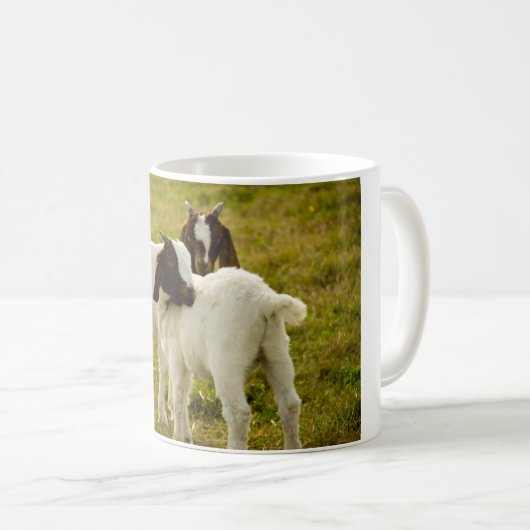 Zwei Ziegen Kaffeetasse (VorderseiteRechts)