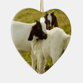 Zwei Ziegen Keramikornament (Rechts)