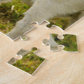 Zwei Ziegen Niedlich braun weiß Puzzle (Seite)