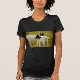 Zwei Ziegen Niedlich T-Shirt