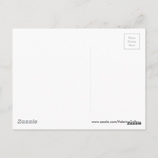 Zwei Ziegen Postkarte (Rückseite)