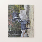 Zwei Ziegen Puzzle (Vertikal)