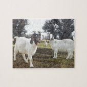 Zwei Ziegen Puzzle (Horizontal)