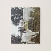 Zwei Ziegen Puzzle (Vertikal)