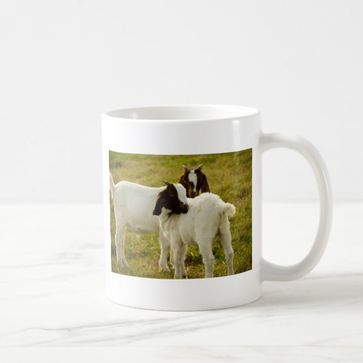 Zwei Ziegenboote Niedlich Kaffeetasse (Rechts)
