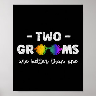 Zwei Zimmer sind besser als ein T-Shirt Gay Bachel Poster