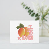 Zwei zu Mango Postkarte (Stehend Vorderseite)
