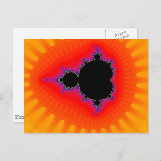 Zwei zu Power der vierzig Postkarte (Vorne/Hinten)