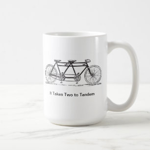 Zwei zu Tandem Kaffeetasse