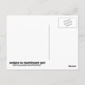 Zwei zu Tango Hippos Postkarte (Rückseite)
