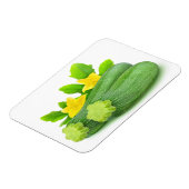 Zwei Zucchini Magnet (Linke Seite)