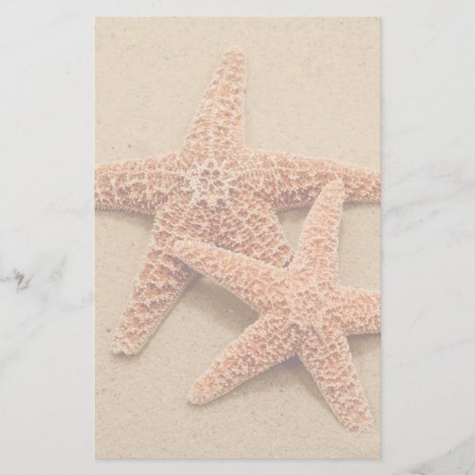 Zwei ZuckerStarfish Briefpapier (Vorderseite)