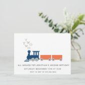 Zwei Züge Einladung (Stehend Vorderseite)