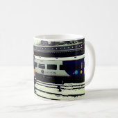 Zwei Züge, im Schnee Kaffeetasse (VorderseiteRechts)