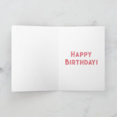 Zwei zum Mond Geburtstag Karte (Innenseite)