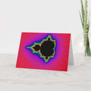 Zwei zum Power der vierzig Grüße Karte