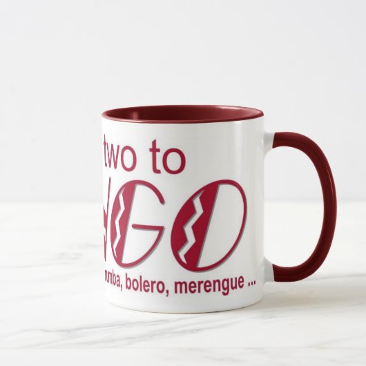 "Zwei zum Tango" Tasse (Rechts)