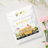 Zwei zwei Schulbuswaggons für die Leckerei Geschenktütchen (Versiegelt)