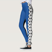 Zwei zweiteilige japanische Kettenmuster Leggings (Links)
