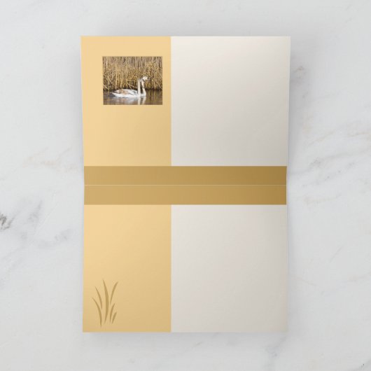 Zwei Zyklen im späten Herbst Karte (Innenseite)