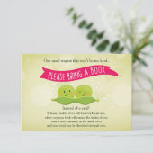 Zweibettzimmer Babydusche Bringen Sie ein Buch mit Begleitkarte (Stehend Vorderseite)