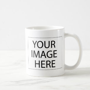 Zweibild-Vorlage für weiße Tasse 15oz