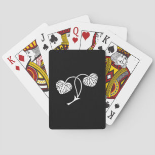 Zweiblättrige Stockrose Spielkarten
