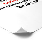 Zweideutigkeit Poster (Ecke)