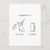 Zweideutigkeit Postkarte (Vorderseite)