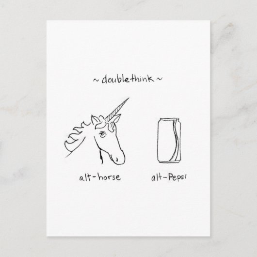 Zweideutigkeit Postkarte (Vorderseite)