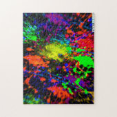 Zweidimensionaler Spritzer abstraktes Puzzel Puzzle (Vertikal)