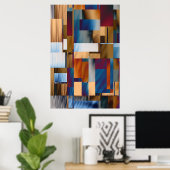 Zweidimensionales Universum. Poster (Heimbüro)