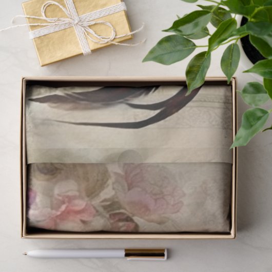 Zweier-Runder Seidenpapier (Geschenk)