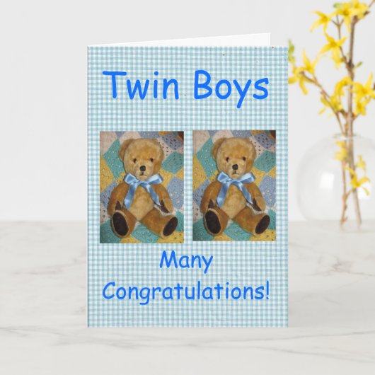 Zweierkarte Karte (Gelbe Blume)