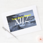 Zweiermarke: Reine XYZ Rechteckiger Aufkleber (Umschlag)