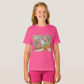 Zweifach Zweiwoo, Girls Owl T - Shirt (Vorne ganz)