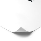 Zweifache Blume Poster (Ecke)