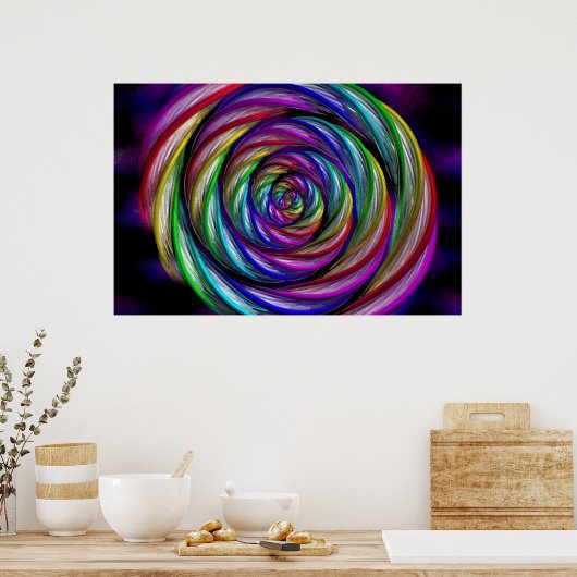 Zweifache Kabel Poster (Küche)