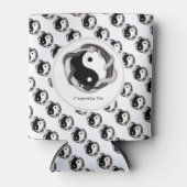 Zweifache Serpente (schwarz/weiß) Dosenkühler (Vorderseite)