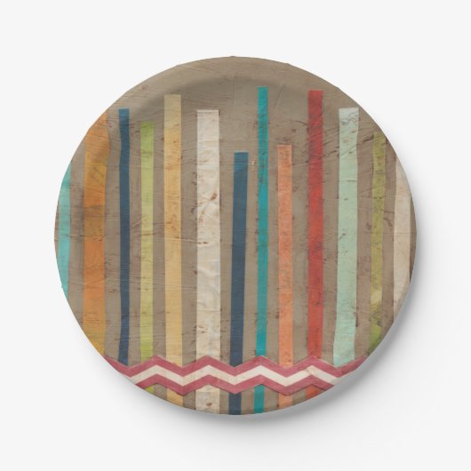 Zweifachzäune II Pappteller (Vorderseite)