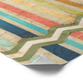 Zweifachzäune IV Poster (Ecke)