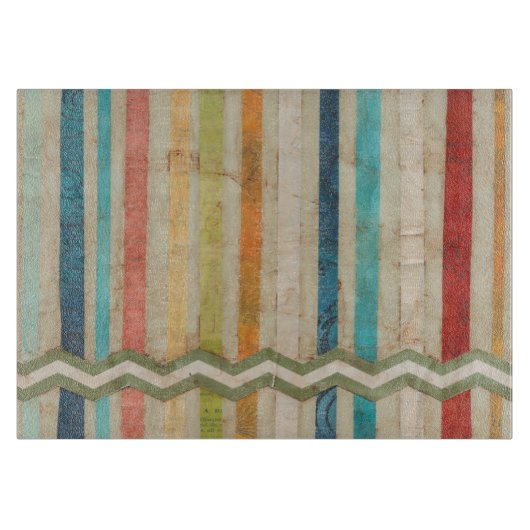 Zweifachzäune IV Schneidebrett (Vorderseite)