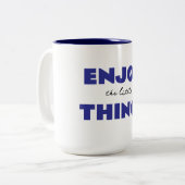 Zweifarben-Tasse, 0,44 l Zweifarbige Tasse (Vorderseite Links)