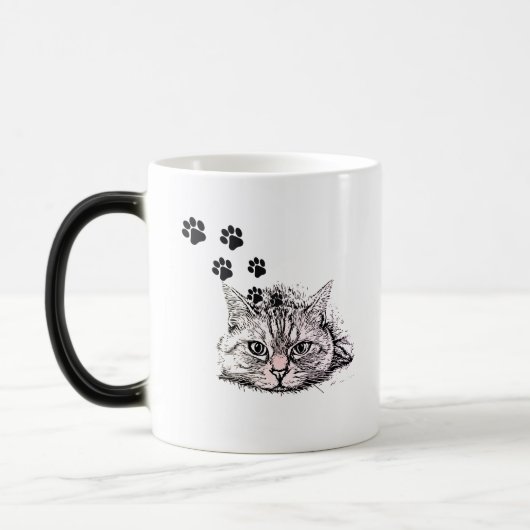 Zweifarben-Tasse, 0,45 l Verwandlungstasse (Links)