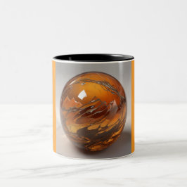 Zweifarben-Tasse, 11oz (Marmor-12) Zweifarbige Tasse