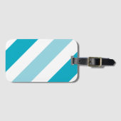 zweifarbig gestreift gepäckanhänger (Vorderseite (Horizontal))