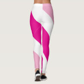 zweifarbig gestreift leggings (Rückseite)