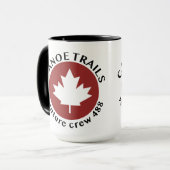 Zweifarbige Coffee-Tasse mit Ahornleaf-Logo Tasse (Vorderseite Links)